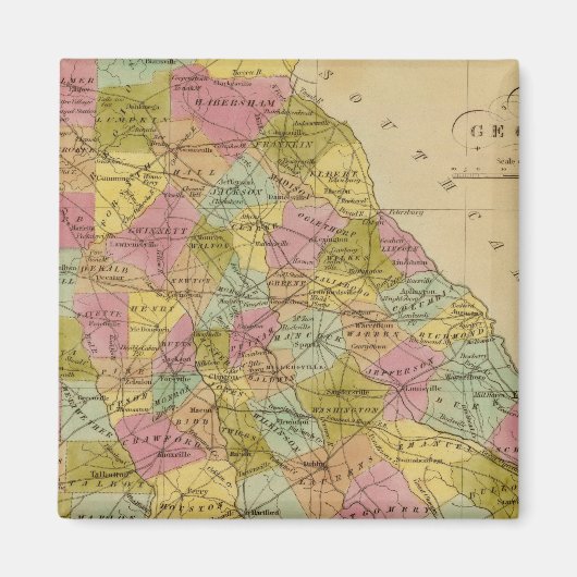 Georgië 4 magneet (Voorkant)