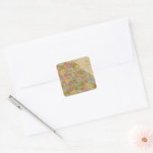 Georgië 4 vierkante sticker (Envelop)