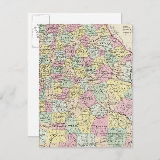 Georgië 5 briefkaart (Voorkant / Achterkant)