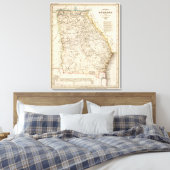 Georgië 5 canvas afdruk (Insitu (Slaapkamer))