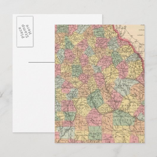 Georgië 6 briefkaart (Voorkant / Achterkant)