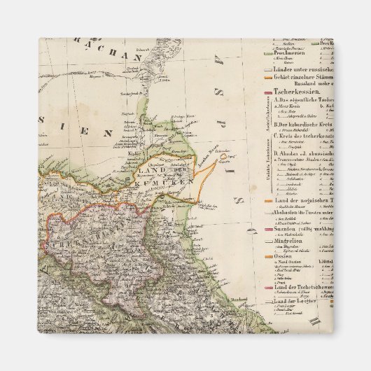 Georgië 7 magneet (Voorkant)