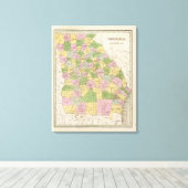 Georgië 8 canvas afdruk (Insitu (Houten vloer))