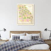 Georgië 8 canvas afdruk (Insitu (Slaapkamer))