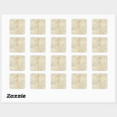 Georgië 8 vierkante sticker (Vel)