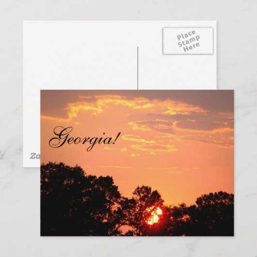 Georgië! Briefkaart (Voorkant / Achterkant)