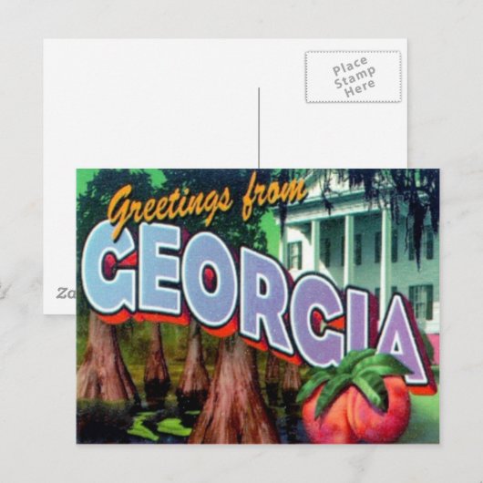 Georgië Briefkaart (Voorkant / Achterkant)