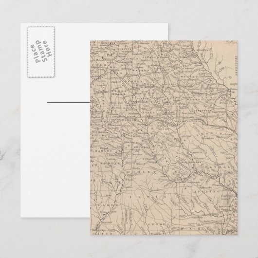 Georgië Briefkaart (Voorkant / Achterkant)