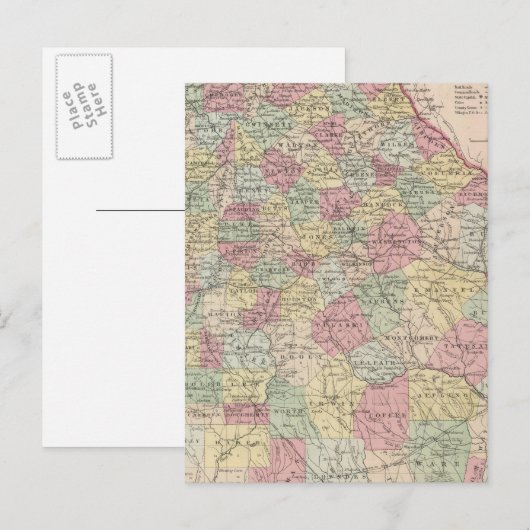 Georgië Briefkaart (Voorkant / Achterkant)