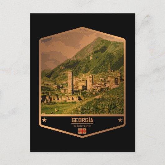 Georgië Briefkaart (Voorkant)