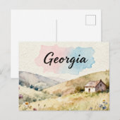 Georgië Briefkaart (Voorkant / Achterkant)