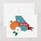 Georgië Briefkaart (Voorkant / Achterkant)