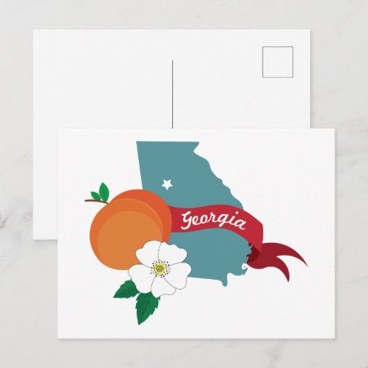 Georgië Briefkaart (Voorkant / Achterkant)