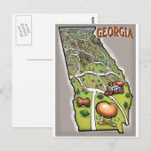 Georgië Briefkaart (Voorkant / Achterkant)