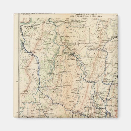 Georgië, Campagne Atlanta 1e epoch Magneet (Voorkant)