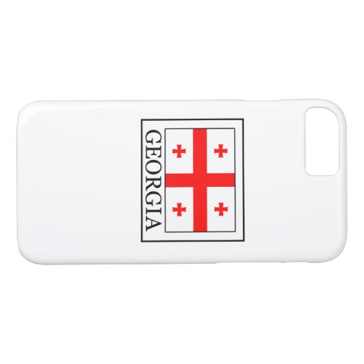 Georgië Case-Mate iPhone Case (Achterkant (Horizontaal))