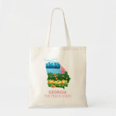 Georgië De Peach-staat Tote Bag (Voorkant)