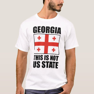 Georgië, dit is geen Amerikaanse staat T-shirt