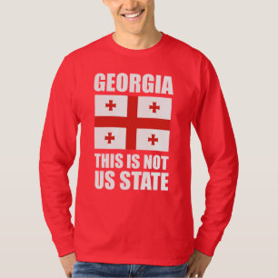 Georgië, dit is geen Amerikaanse staat T-shirt
