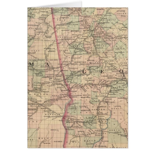 Georgië en Alabama (Voorkant)