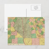 Georgië en Alabama 2 Briefkaart (Voorkant / Achterkant)