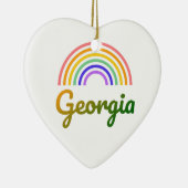 Georgië - Georgische Briefkaarten - Gepersonalisee Keramisch Ornament (Rechts)