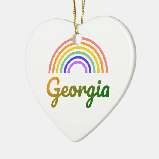 Georgië - Georgische Briefkaarten - Gepersonalisee Keramisch Ornament (Links)