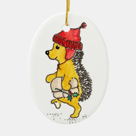 Georgie Hedegel Keramisch Ornament (Voorkant)