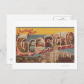 Georgië (hoofdstad van de staat) - grote brievenbu briefkaart (Voorkant / Achterkant)