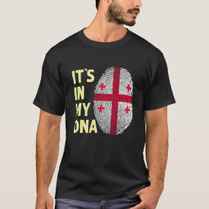 Georgië in mijn DNA Georgisch vlaggenteam Georgia T-shirt