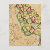 Georgië-kaart Briefkaart (Voorkant)