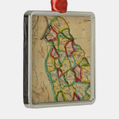 Georgië-kaart Metalen Ornament (Rechts)