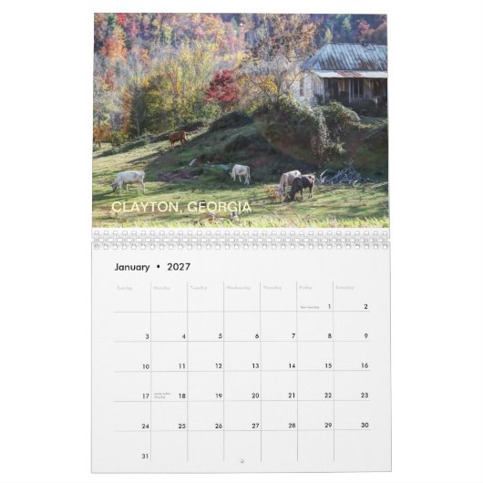 GEORGIË KALENDER (Jan 2027)