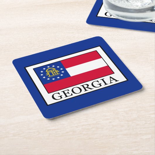 Georgië Kartonnen Onderzetters (Schuin)