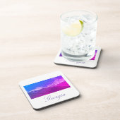 Georgië Kazbegi Architectuur Coaster Bier Onderzetter (Rechterzijde)