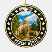 Georgië Keramisch Ornament (Achterkant)