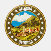 Georgië Keramisch Ornament (Achterkant)