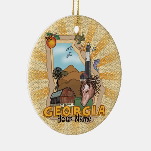 Georgië Keramisch Ornament (Rechts)