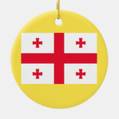 Georgië * Kerstversiering Keramisch Ornament (Achterkant)
