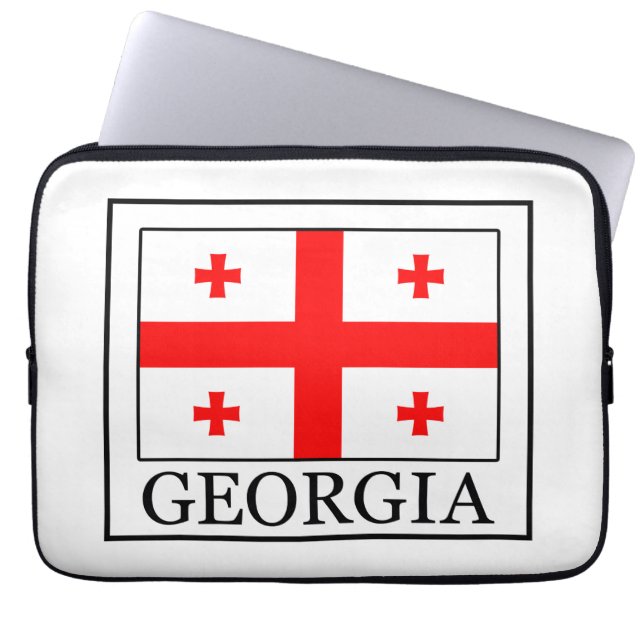 Georgië Laptop Sleeve (Voorkant)