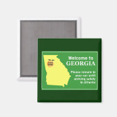 Georgië Magneet (Voorkant / Achterkant)