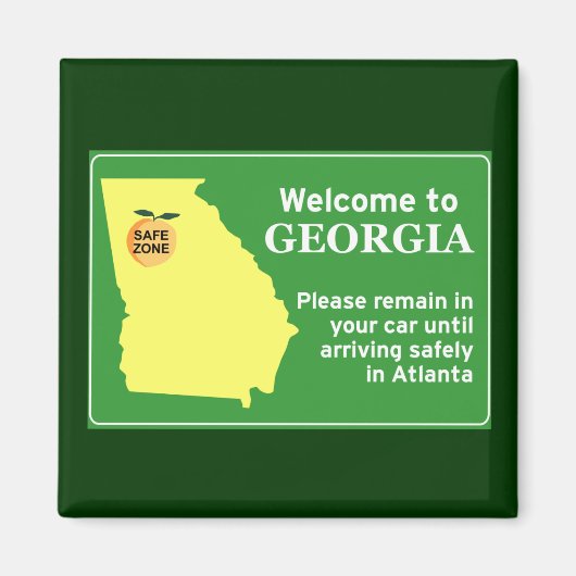 Georgië Magneet (Voorkant)