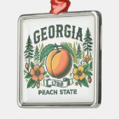 Georgië Metalen Ornament (Links)