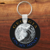 GEORGIË OP MIJN GEZICHT SLEUTELHANGER (Voorkant)