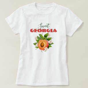 Georgië Perzik Fruit T-shirt
