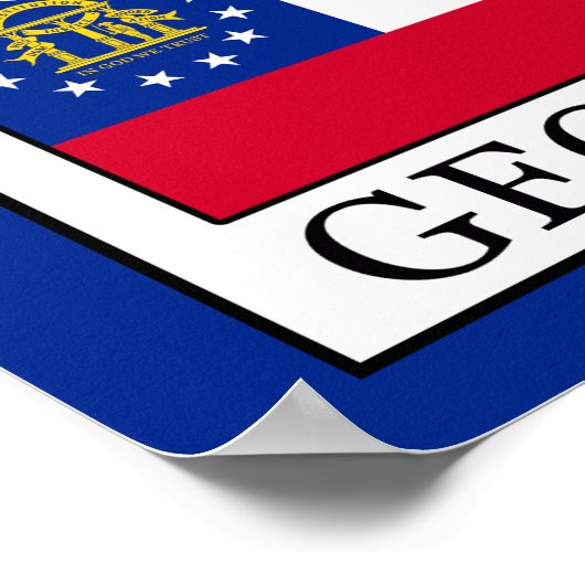 Georgië Poster (Hoek)