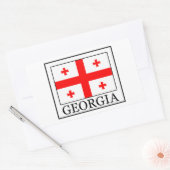 Georgië Rechthoekige Sticker (Envelop)