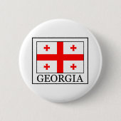 Georgië Ronde Button 5,7 Cm (Voorkant)