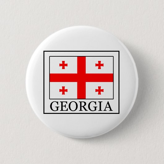 Georgië Ronde Button 5,7 Cm (Voorkant)