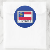 Georgië Ronde Sticker (Tas)